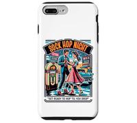 Calcetines retro Rockabilly y grupo de los años cincuenta a juego Carcasa para iPhone 7 Plus/8 Plus