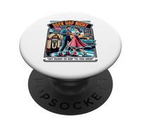Calcetines retro Rockabilly y grupo de los años cincuenta a juego PopSockets PopGrip Adhesivo
