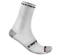 Castelli 4521026 Rosso Corsa Pro 15 Sock Socks Hombre White Black Tamaño L/XL