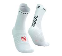 Calcetines de running compressport pro racing v4.0 run high blanc 35 - 38