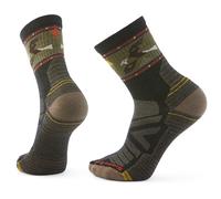 Calcetines Smartwool Hike Light Cushion Soaring Mid Crew Sock Talla de calcetines: 42-45 / Color: negro/verde