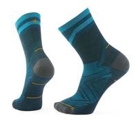 Calcetines Smartwool Run Zero Cushion Mid Crew Pattern Talla de calcetines: 42-45 / Color: azul