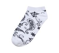 Calcetines Sneakers Urban Classics Con Patrón Bandana No Show 5-Pack Unisex