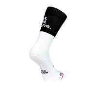 Calcetines Sporcks Get Shit Done Blanco Negro, Talla M