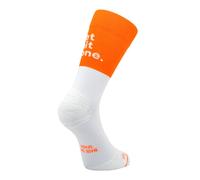 Calcetines Sporcks Get Shit Done Naranja Blanco, Talla S