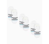 Calcetines Stance Basic No Show (3 Pack) Unisex Blanco S