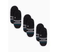 Calcetines Stance Basic No Show (3 Pack) Unisex Negro S