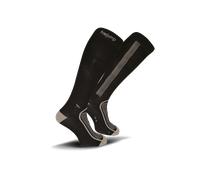 Calcetines técnicos de equitación invierno Freejump - Black/Beige / S