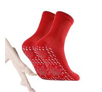 Calcetines térmicos, calcetines calefactores | 1 par de calcetines en forma de | Medias de pie caliente reutilizables, accesorios termoterapéuticos absorbentes para el sudor para dormitorio, salo