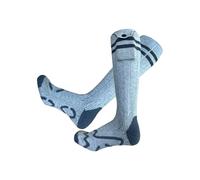 Calcetines térmicos - Calzado de calefacción recargable por USB, de temperatura ajustable de algodón, tela aislante suave, tecnología de calentamiento rápido, ideal para hombres y mujeres