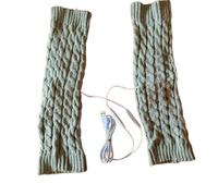 Calcetines térmicos eléctricos - Calcetines térmicos de 40 x 9 cm, calcetines cálidos USB acrílicos, calzado de calefacción lavable, calcetín térmico de invierno para pasear al perro, equitación