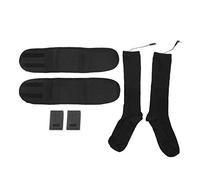 Calcetines térmicos eléctricos, calcetines térmicos de algodón con batería recargable calentador de pies de invierno al aire libre
