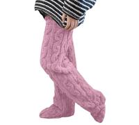 Calcetines Térmicos Invierno Largos Cómodos para el Pantalones de Lana Calentadores Piernas Elásticos y (One Size) #767