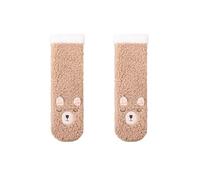 Calcetines TéRmicos Mujer,Calcetines Antideslizantes De Suave Forro Polar Para Adultos Ideales Para El Invierno En Interiores Botines CáLidos Con Agarre Al Suelo Y Forro TéRmico Grueso Y Acogedor