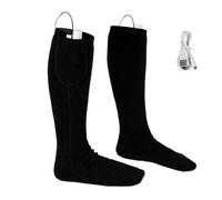 Calcetines Térmicos para Hombres y Mujeres - Recargables por USB 3 Configuraciones de Calor | Los calcetines calientes fijaron para completar un ciclo, trabajar, pescar, patinar, caminar, acampar el i