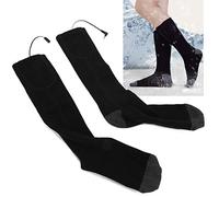 Calcetines térmicos, térmicos eléctricos, negros, térmicos, suaves para deportes al aire libre, mantener el calor, proteger contra el frío, hombres, mujeres