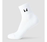Calcetines tobilleros de correr de MP (paquete de 3 pares) - Blancos - UK 12-14