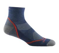 Calcetines tobilleros de hombre Darn Tough Light Hiker 1/4 Lightweight With Cushion Talla de calcetines: 41-42,5 / Color: azul oscuro