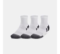 Calcetines tobilleros Under Armour Performance Tech unisex - Paquete de 3 Blanco / Blanco / Jet Gris XL