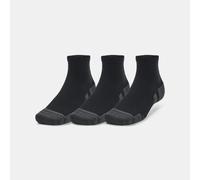 Calcetines tobilleros Under Armour Performance Tech unisex - Paquete de 3 Negro / Negro / Jet Gris M