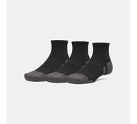 Calcetines tobilleros Under Armour Performance Tech unisex - Paquete de 3 Ultimate Negro / Ultimate Negro / Jet Gris XL