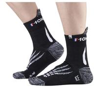 Calcetines Trail/Running Monnet Run Ice (NEGRO Y BLANCO)