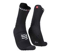 Calcetines de trail compressport pro racing v4.0 trail black 45 - 48