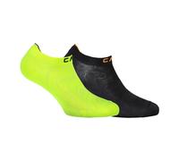 CMP - Calcetines deportivos ultraligeros para niños, Amarillo Fluo-Negro, 25/27