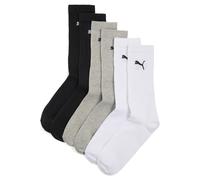 Calcetines unisex ligeros PUMA Sport Crew, pack de 3 pares, Ropa, Blanco, 43-46
