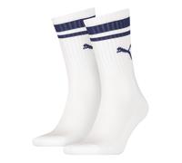 Calcetines unisex PUMA Crew Heritage (2 pares), Ropa, Blanco, 35-38 35-38