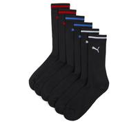 Calcetines unisex PUMA Sport Crew Stripe, pack de 3 pares, Ropa, Negro, 35-38 35-38