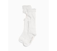 Vans - Calcetines Metagirl hasta la rodilla con volantes - Underwear - Mujer - Blanco - M -