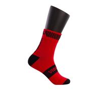 Calcetines Vibor-a Kait Media Caña Rojo/negro 43/46 Black