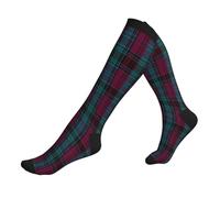 Calcetines Vuelos Tartán Del Alma College Deporte Socks 50CM | Medias Compresion Cómodos Medias Hasta La Rodilla Antideslizantes Para Varicosas Atletismo Mujeres