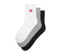 Calcetines Wilson Ankle Tab 3 Pack Wu00083511zaa Bright White/ Black