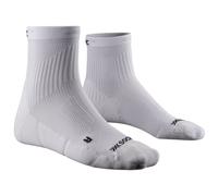X-Socks Calcetines tobilleros Core Sport para carreras de alta intensidad, ciclismo y deportes de invierno - transpirabilidad, durabilidad y protección - Blanco ártico/Negro ópalo, 45-47