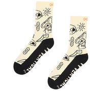Calcetines YY VERTICAL Climber Doodle Talla de calcetines: 39-42 / Color: negro/beige