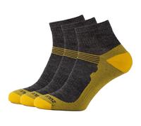 Calcetines Zulu Merino Lite 3 pack Talla de calcetines: 39-42 / Color: gris/amarillo