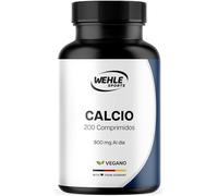 Calcio 800 mg - 200 Comprimidos - Calcio Carbonato - Vegano - Producido en Alemania - Analizado en Laboratorio