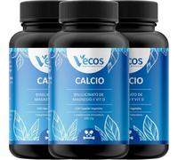 Calcio Citrato con Bisglicinato de Magnesio y Vitamina D3 - Suplemento para Huesos Fuertes - 110 Cápsulas - Apto para Veganos (330 Cápsulas)