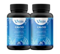 Calcio Citrato con Bisglicinato de Magnesio y Vitamina D3 - Suplemento para Huesos Fuertes - 110 Cápsulas - Apto para Veganos (220 Cápsulas (2 Botes))