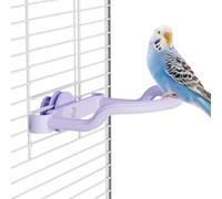 Calcio comestible para pájaros - Molienda de patas | Gris africano - Accesorios de poste de soporte para jaula de pájaros | Ejercicio de escalada pequeño y mediano | Ejercicio de escalada pequeño y