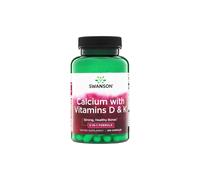 Calcio con vitaminas D y K, 100 cápsulas Swanson Health Products