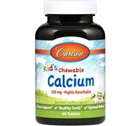 Calcio masticable para niños, 250 mg Vainilla natural - 60 comprimidos