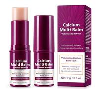 Calcio Multi Balm Stick - Bálsamo de colágeno sólido para el cuidado de ojos, cara y cuello - reafirmante e hidratante - Con manteca de karité y vitaminas - Práctico lápiz de cuidado para viajes (2