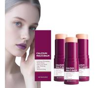 Calcio Multi Balm Stick, Nourishing Repair Cream para la cara y los ojos, Formulado con crema hidratante antiarrugas de calcio para mejorar (3 unidades)