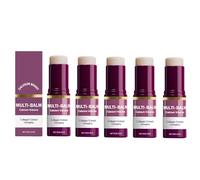 Calcio Multi Bálsamo, Antiedad y Firming Korean Skincare Stick, Anti Aging Eye Cream contra arrugas y ojeras, lápiz hidratante de colágeno para ojos, cuello, cara (5 unidades)