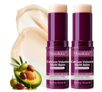 Calcio Multi Bálsamo - Antiedad y reafirmante Skincare Stick con colágeno y calcio, contra ojeras y arrugas, hidratación intensa para cara, ojos y cuello, 9 g de suero sólido portátil (2 unidades)