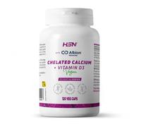 Calcio quelado Albion® Minerals + vitamina D3 vegana (250mg calcio/1000UI) - 120 veg caps