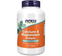 Calcio Y Magnesio 120 Softgels De Now Foods